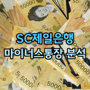 SC제일은행 마이너스통장