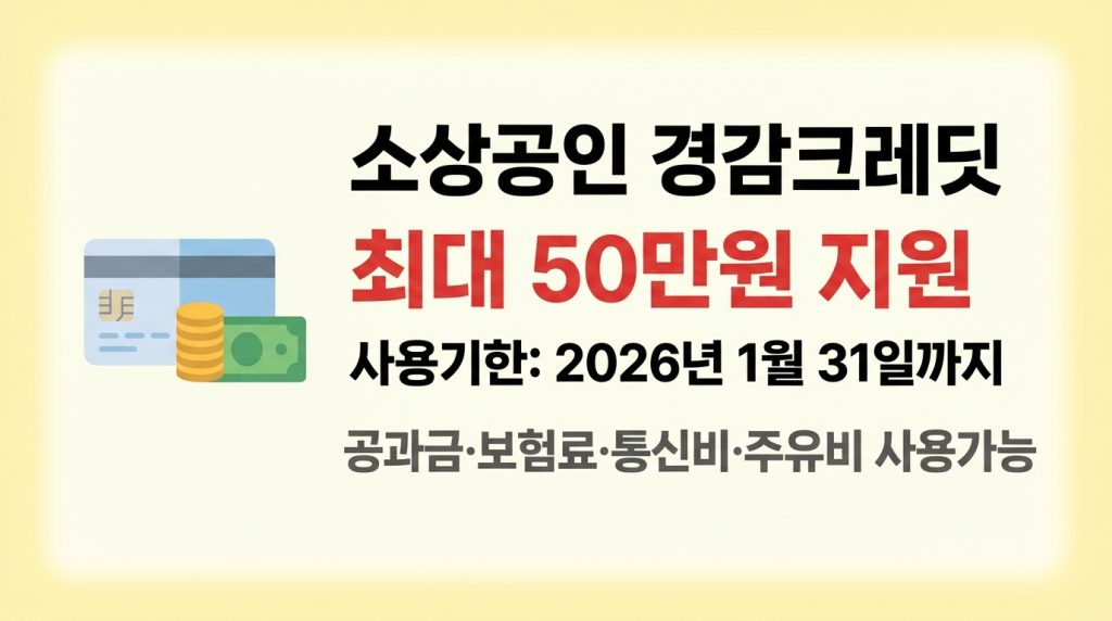 소상공인 경감크레딧