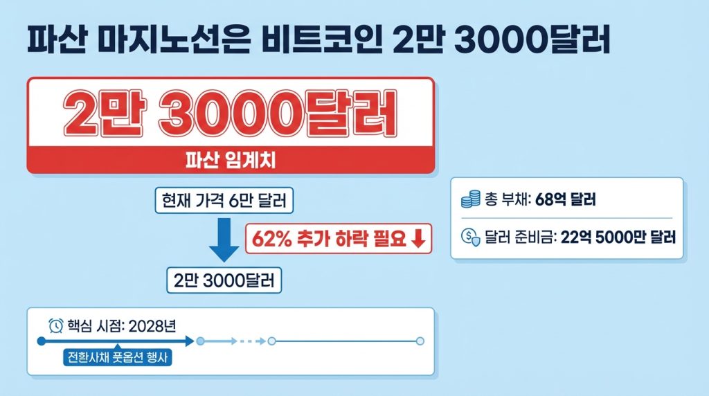 스트래티지 파산
