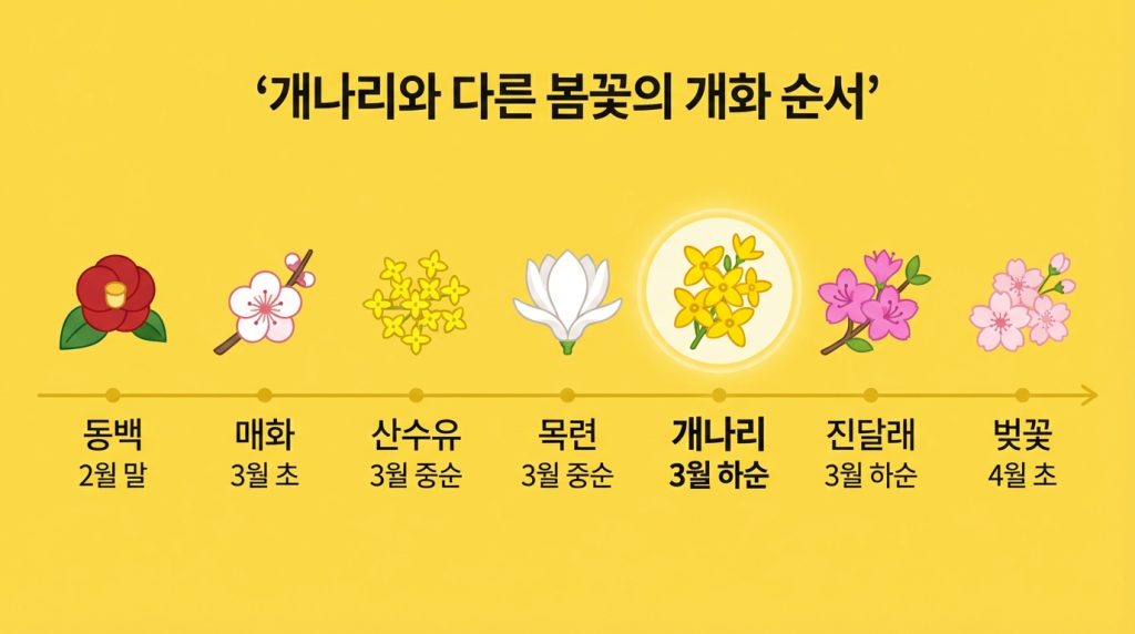 개나리개화시기