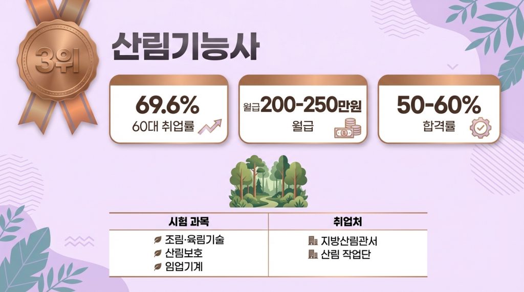 60대 취업 유망 자격증