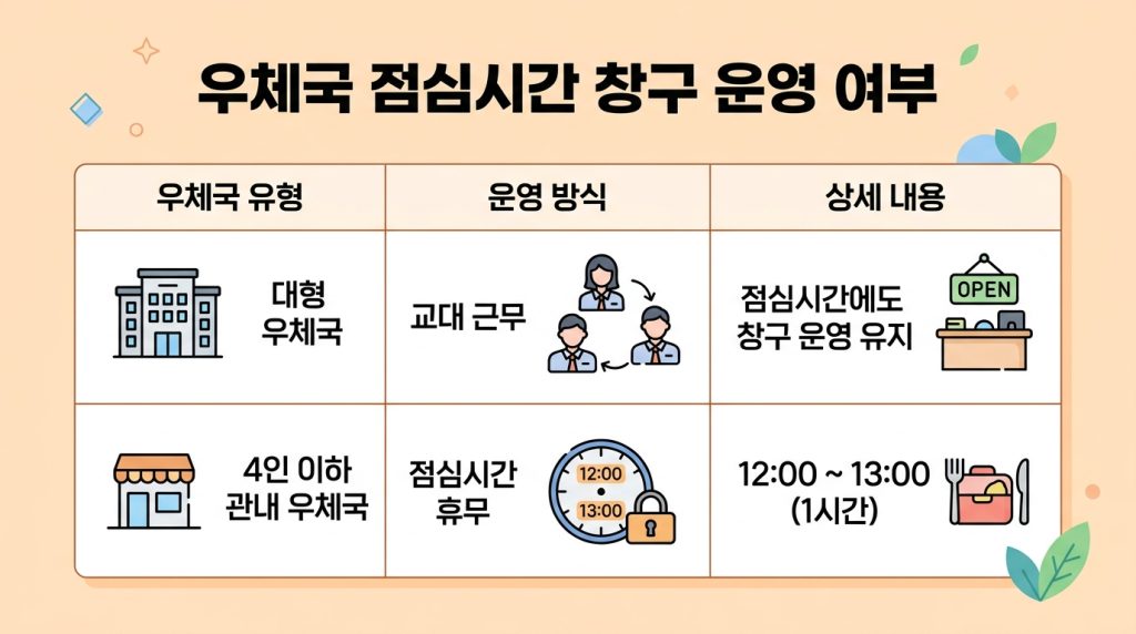 우체국은행 영업시간