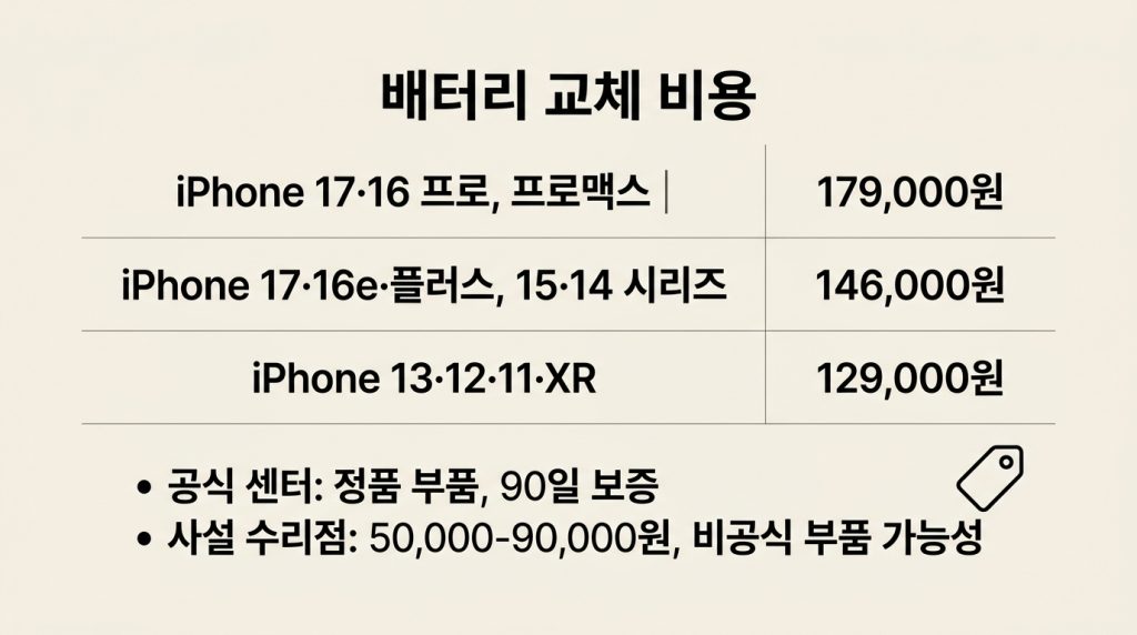 아이폰 배터리 교체 시기 성능 보는법