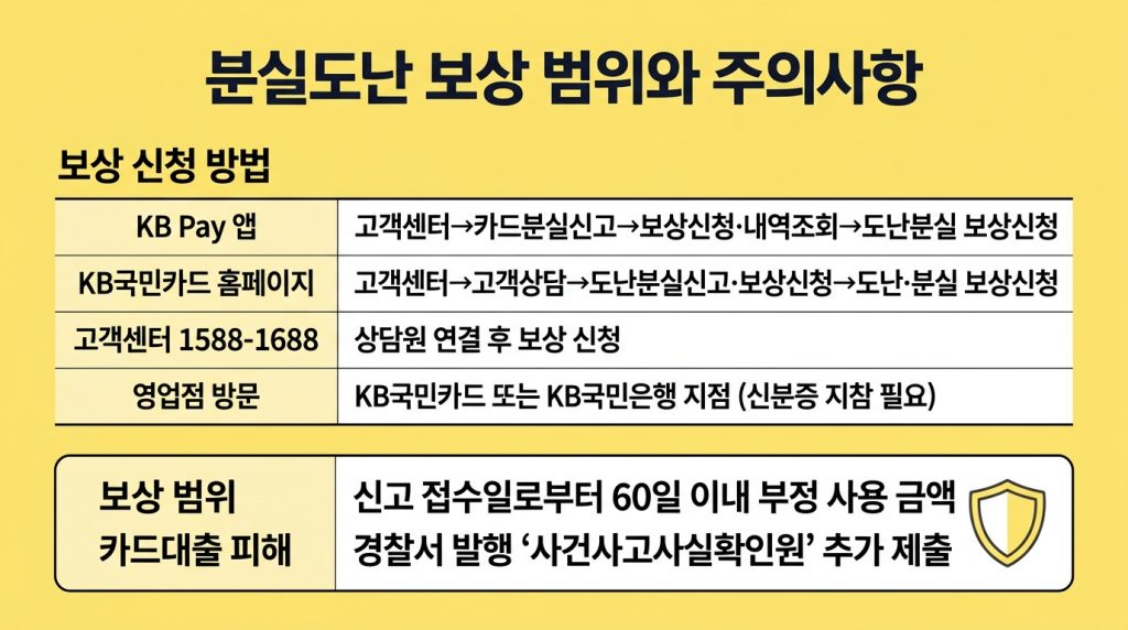 국민카드 분실신고