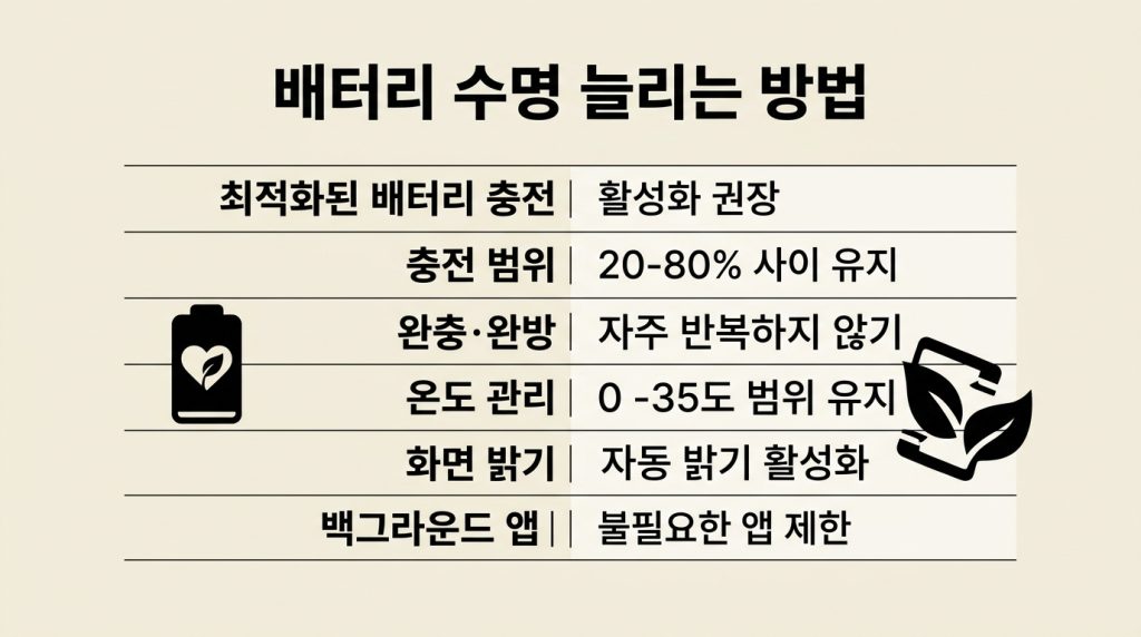 아이폰 배터리 교체 시기 성능 보는법