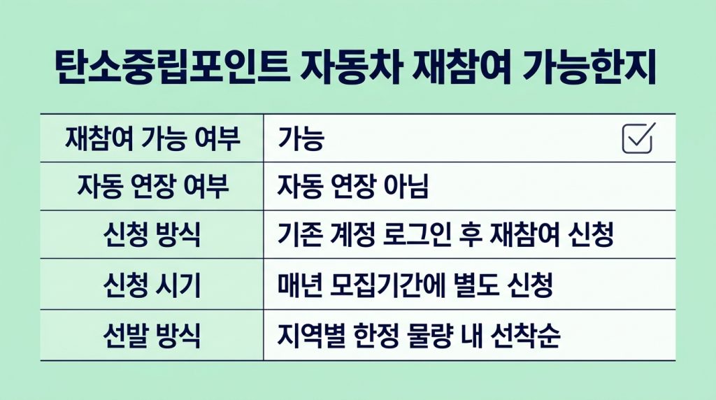 탄소중립포인트 자동차 재참여