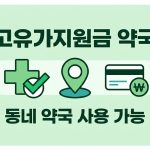 고유가지원금 약국