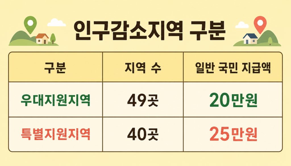 고유가 피해지원금 인구감소지역 어디
