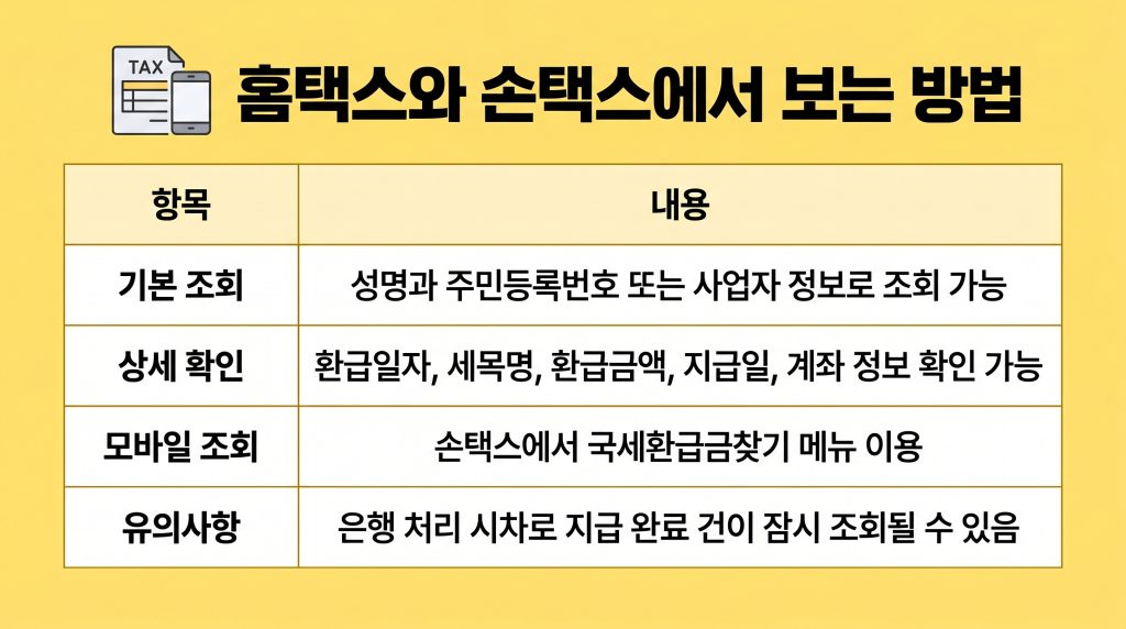 환급금 조회