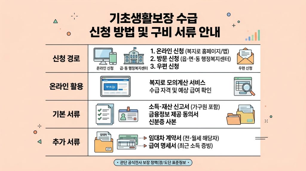 기초 수급자 되는 방법