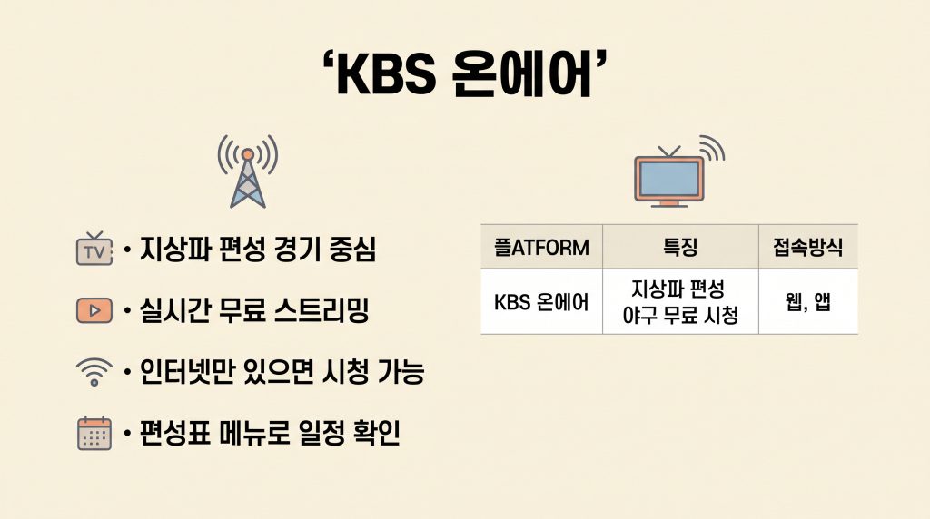 프로야구 무료중계