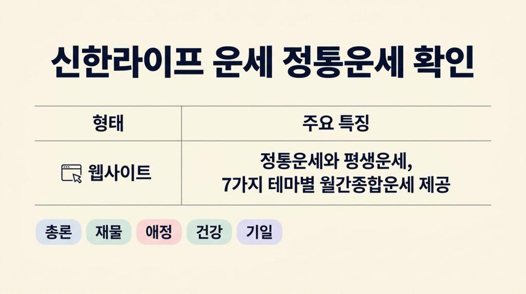 생년월일 운세
