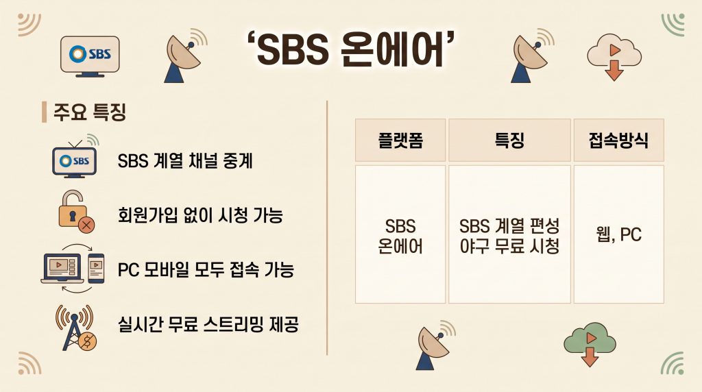 프로야구 무료중계