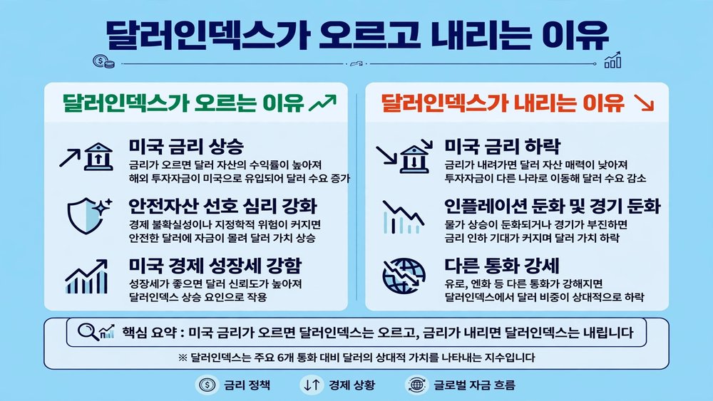 달러인덱스가 오르고 내리는 이유