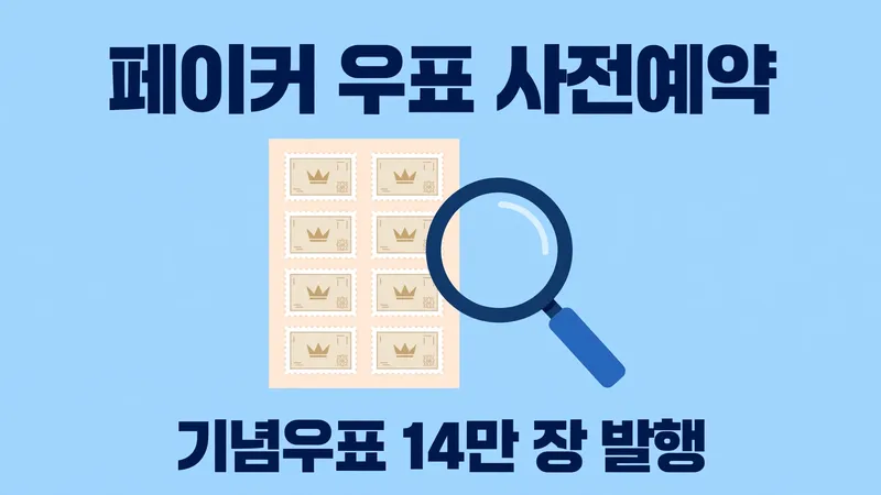 페이커 우표 사전예약