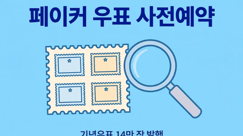 페이커 우표 사전예약