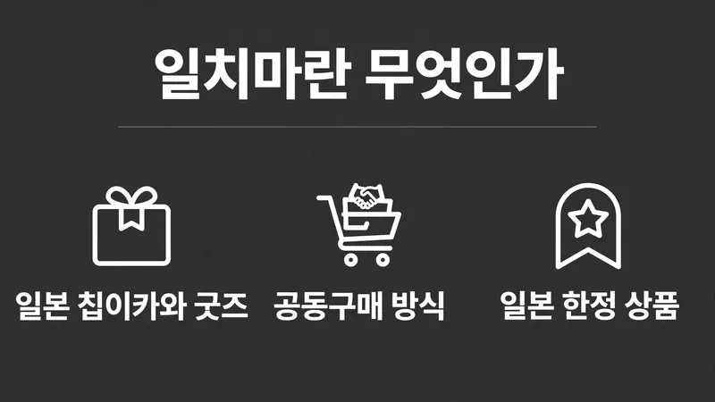 일치마란 무엇인가, 일본 치이카와 굿즈 공동구매