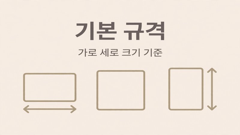 운전면허증 사진 기본 규격 안내