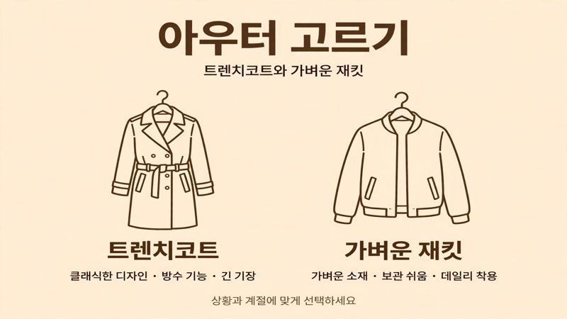 13도 아우터 고르는 방법 안내