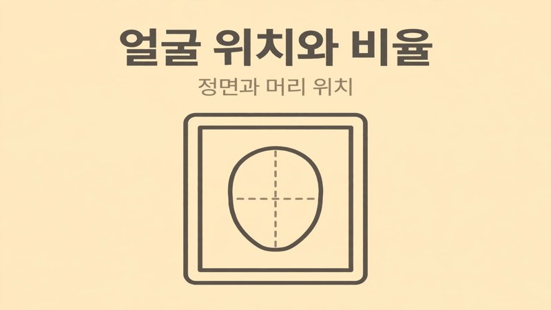 운전면허증 사진 얼굴 위치 안내
