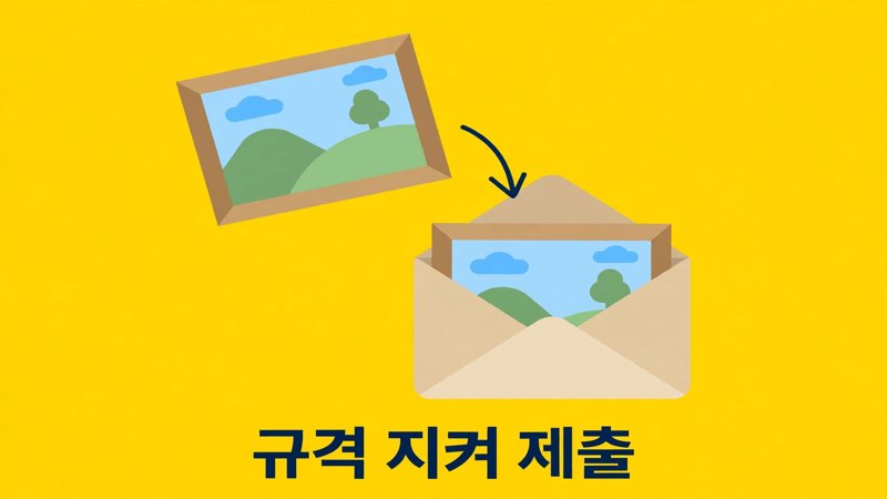 규격 지켜 제출
