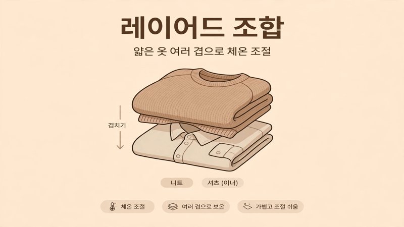 13도 레이어드 조합 안내
