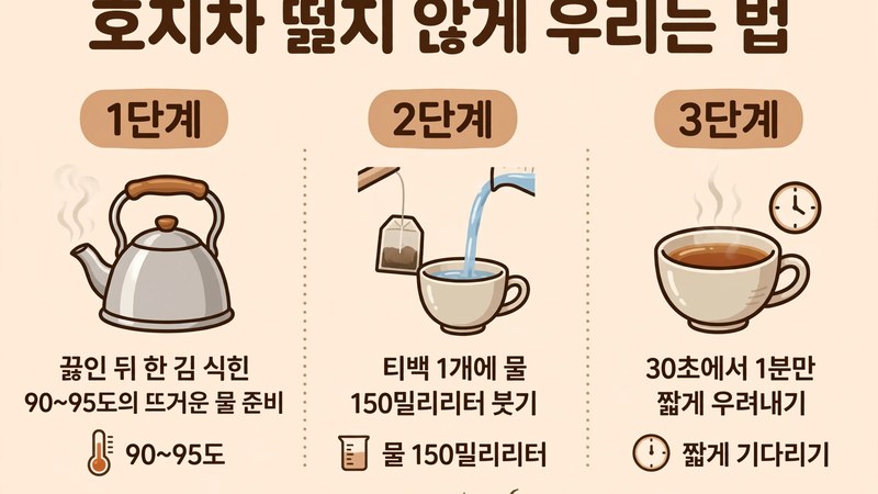 호지차 호지차 카페인 함량과 섭취 주의