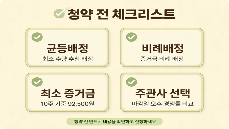 디티에스 청약 전 체크리스트